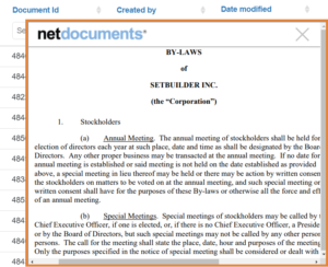 netDocShare enables Live-Preview of any NetDocuments content in SharePoint