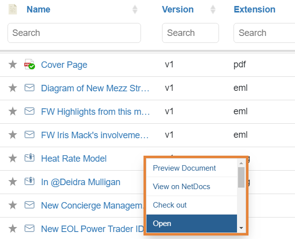 netDocShare enables to open any NetDocuments content within SharePoint