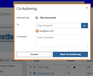 netDocShare helps to Co-Author NetDocuments content in SharePoint