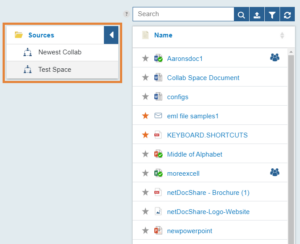 netDocShare helps to display more than one NetDocuments CollabSpaces content sources