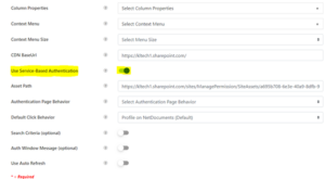 create configuration