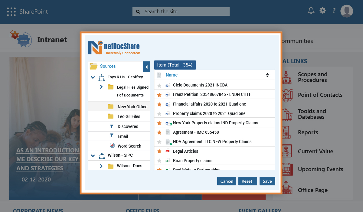 User Features of netDocShare | netDocShare
