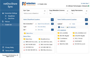 netDocShare-sync-schedule-page