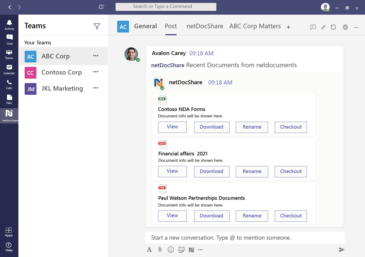 netDocShare-teams