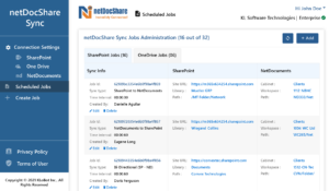 netDocShare Admin Sync