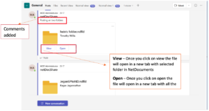 MS Teams App Post