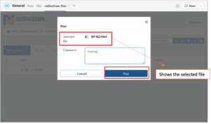 MS Teams App Post