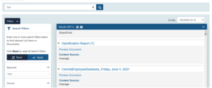 Hybrid Search Tab