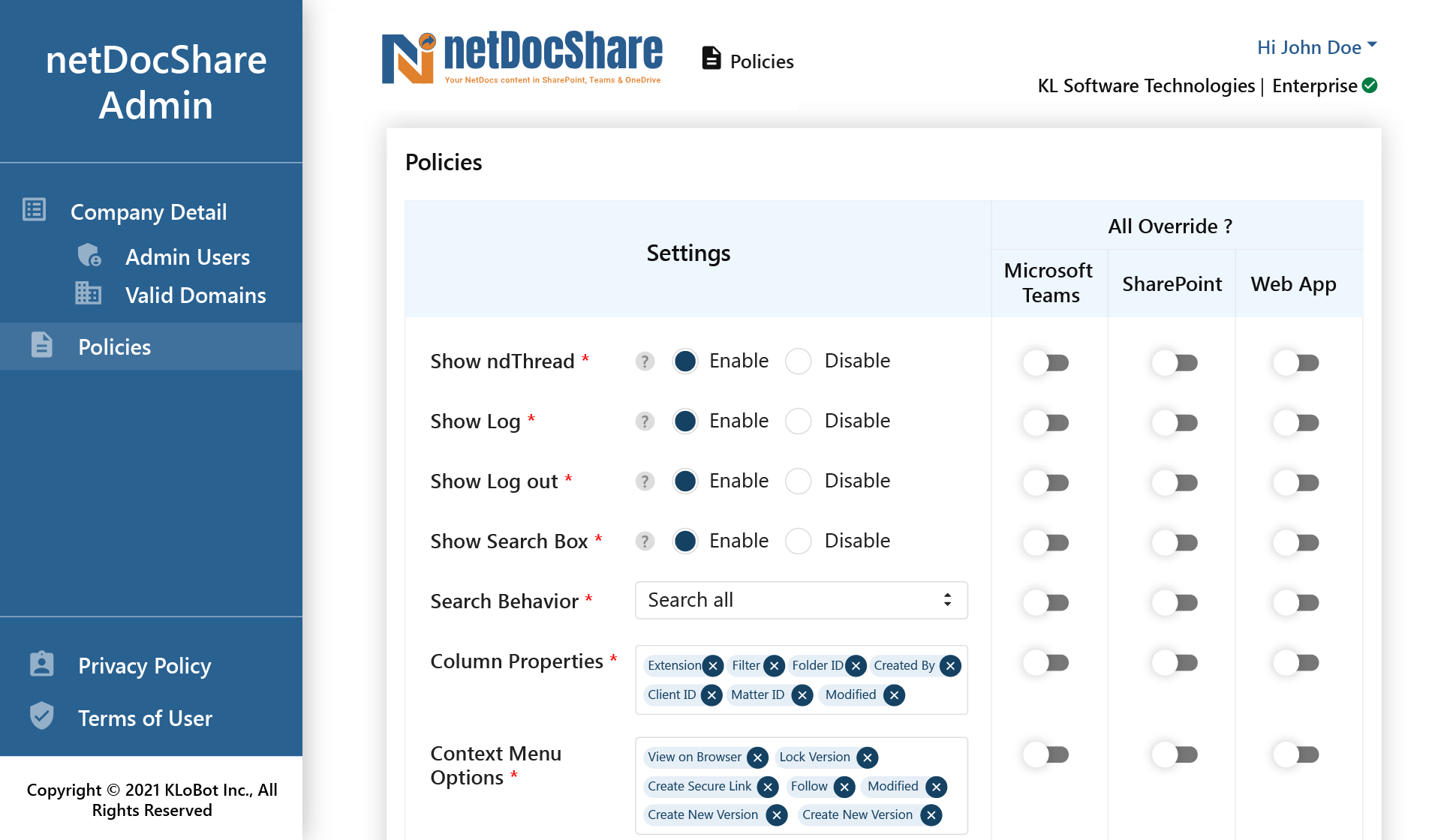 netDocShare-Admin